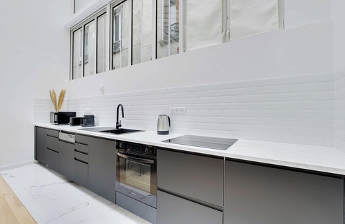Quartier de la Folie-Mericourt Apartamento | Authentique Apartment - 1br- 2P- Voltaire