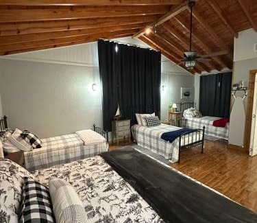 Goodrich Casa | Autumn by the Lake Dock Fish Fireside Comfort