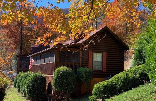 Lake Lure Cabina | Autumn Splendor Cabin walk Chimney Rock/Lake Lure