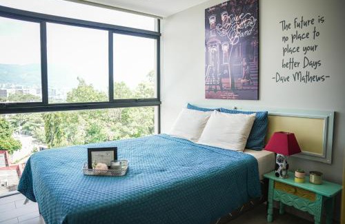 San Salvador Apartamento | Avitat Joy 2Brm Amazing City&Volcano View Pool&Gym