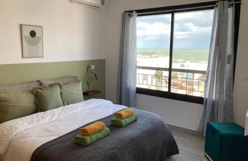 La Marsa Apartamento | Azur vue sur mer au coeur de la marsa plage