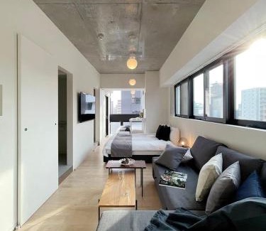 Hiroshima City Centre Apartamento | b hotel Nekoyard - Studio with Security, Near Peace Park & Downtown