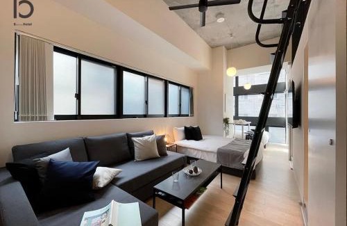 Hiroshima City Centre Apartamento | b hotel Nekoyard - Stylish Loft Studio Steps from Peace Park