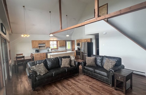 Pittsburg Casa | Back Lake Views! Sleeps 12, Flat Rate, Direct ATV & Private Snowmobile Access!