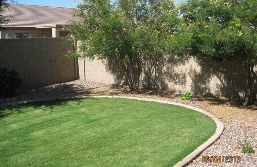 Maricopa Casa | Back patio