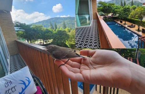 Mu Si Apartamento | Bann Khao Yai 50 Sqm-Corner, King bed, Balcony