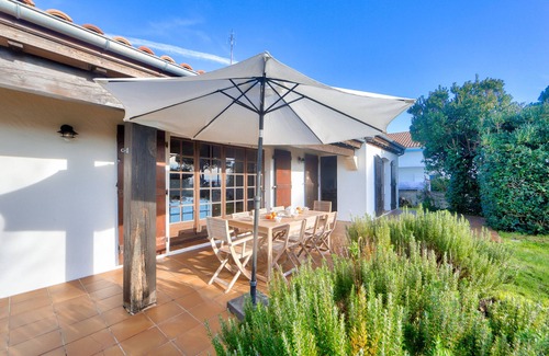 Andernos-les-Bains Chalet De Esquí | Vista Bahìa - Casa para 8 con jardín