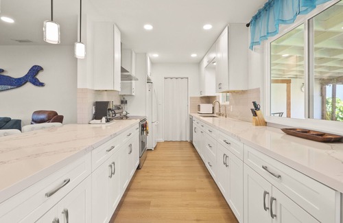 Bay Park Casa | Bay Park Garden Dream - Central Location, AC, Washer/Dryer & Private Yard!