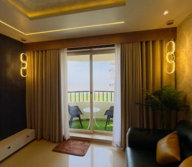 Kozhikode Apartamento | Bayfront Bliss - Flat 3BHK in Calicut Beach-Wakeup to stunning views