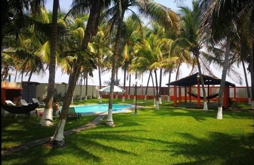Playa El Pimental Casa | Beach from house, 3 rooms with air conditioners, 43 coconut trees, 7 hammocks