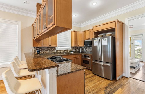 Panama City Beach Villa | Beach Front- HEATED Inground Pool-Hot Tub-Arcade Games-New Interior Decor