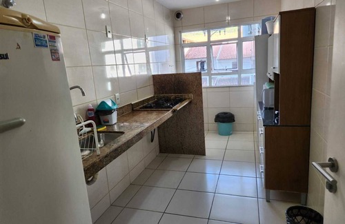 Sao Vicente de Paula Apartamento | Beachfront – 2-Bedroom Apartment in a Building with Pool and Barbecue