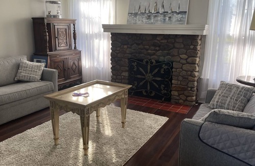 Athol Springs Casa | Beachfront, historic home on Lake Erie! Quiet and Private beach for your stay!