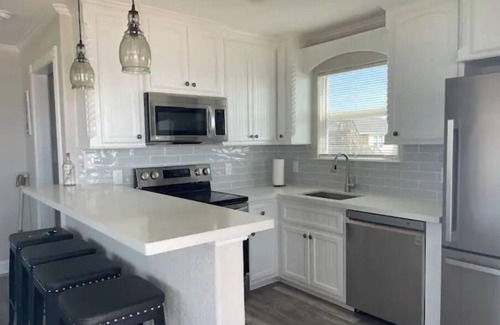 Surfside Beach Casa | Beachfront Luxe! Recent Build! On Sand Pet Friendly! Ocean Front! Super Cute