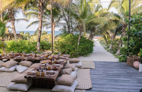 Chacchoben Casa | Villa frente a la playa con tienda de campaña de dependencia 11, Tulum, Sian Kaan
