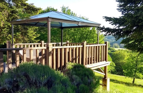 Villefranche-du-Perigord Casa | Hermosa casa de campo, gran piscina privada climatizada, jardines, área de juegos