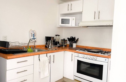 Colonias Granada y Ampliación Apartamento | Beautiful 2BR apt, pool, gym, Soumaya, and Carso