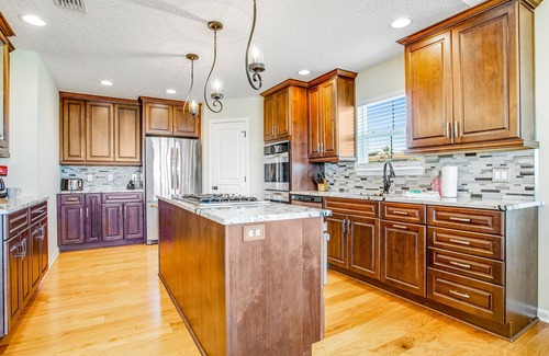 American Beach Casa | Beautiful 3-level home steps from the beach w/WiFi, washer/dryer, & central AC