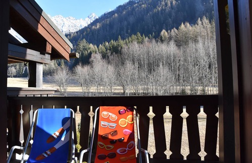 Chamonix-Mont-Blanc Apartamento | Precioso apartamento de 80m2 con chimenea, vista al Mont Blanc