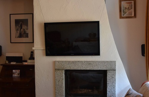 Chamonix-Mont-Blanc Apartamento | Precioso apartamento de 80m2 con chimenea, vista al Mont Blanc