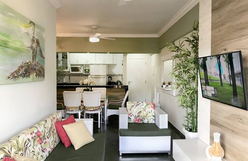 Jardim Tejereba Apartamento | APTO. COND. CLUB BEIRA-MAR: 3 HABITACIONES (2 SUITES) + AR-COND + PISCINA +2 GAR + Wi-FI