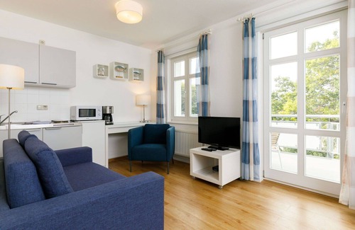 Ostvorpommern Apartamento | Bonito apartamento para 2 personas con WIFI, TV, balcón y mascotas permitida