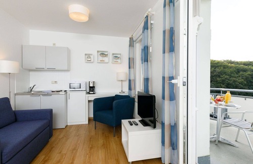 Ostvorpommern Apartamento | Bonito apartamento para 2 personas con WIFI, TV, balcón y mascotas permitida