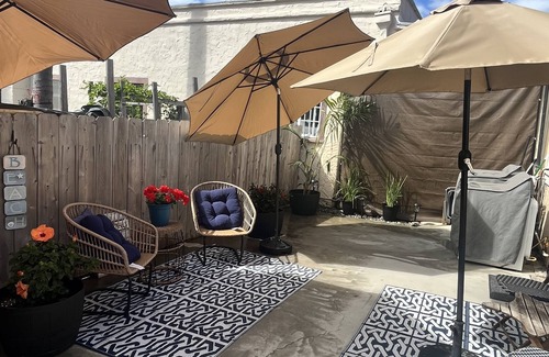 Leucadia Condominio | Hermoso bungalow en la playa completamente remodelado en Leucadia para 4 personas.