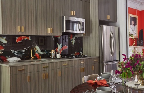 Bedford-Stuyvesant Apartamento | Hermoso piso de salón privado de Brooklyn Brownstone