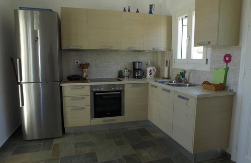 Azolimnos Casa | Bonita casa de vacaciones con excelentes vistas al mar, wifi, 6 pers. | Syros, Cícladas