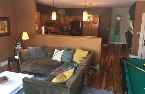 Decorah Apartamento | Loft moderno en la histórica calle Water en el hermoso centro de Decorah