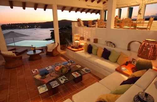 Santa María Huatulco Villa | Beautiful Ocean Front Villa México 5 Habitaciones con todo el personal