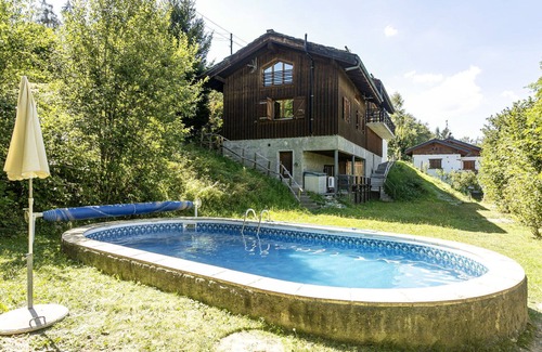 Les Mayens-de-Sion Casa | Casa de vacaciones privada con WIFI, piscina privada, TV, terraza, vista panorámica, aparcamiento