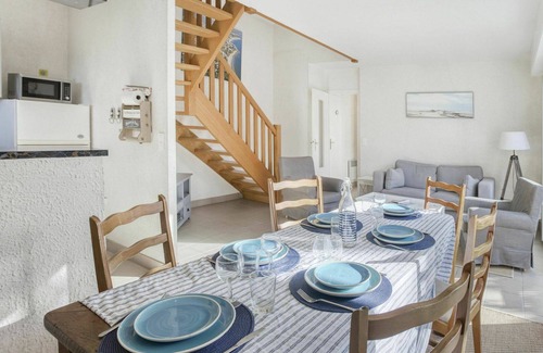 Morbihan Casa | Preciosa casa de vacaciones privada para 6 personas con TV y terraza