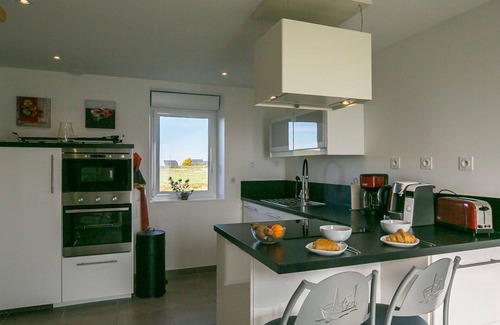 Kerlouan Casa | Maravillosa casa de vacaciones privada para 6 personas con TV, terraza y mascotas permitida