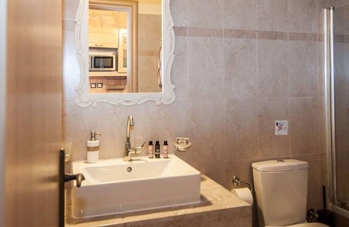Psarou Villa | Maravillosa casa de vacaciones privada con A/C, WIFI, TV, terraza, vista panorámica y aparcamiento