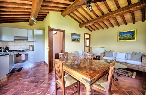 Lucignano Villa | Maravillosa casa de vacaciones privada con WIFI, A/C, piscina privada, TV, patio y vista panorámica