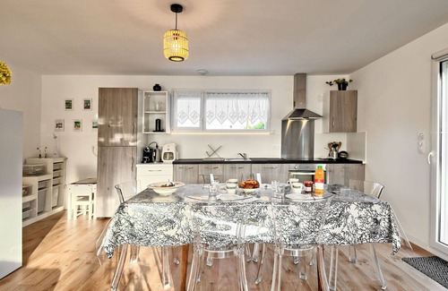 Etables-sur-Mer Casa | Preciosa casa de vacaciones privada para 4 personas con A/C, WIFI, TV y terraza