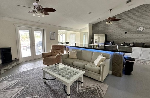 Placid Lakes Casa | Beautiful spacious and unique house on canal close to Lake June, family friendly