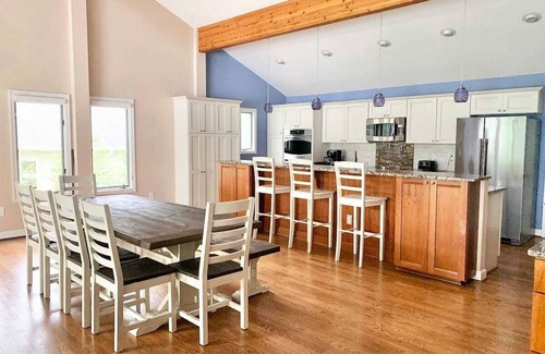 Lake of the Woods Casa | Beautiful, spacious, lakefront home large lot, firepit, hot tub, and more