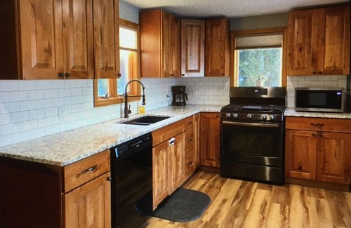 East Machias Casa | Beautiful waterfront home nestled on 4acres on Indian Lake! A perfect getaway!