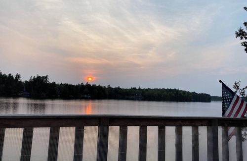 East Machias Casa | Beautiful waterfront home nestled on 4acres on Indian Lake! A perfect getaway!