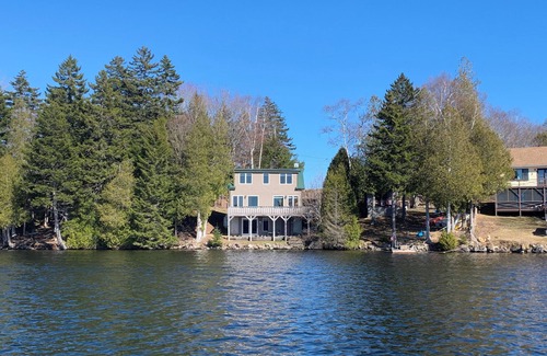East Machias Casa | Beautiful waterfront home nestled on 4acres on Indian Lake! A perfect getaway!