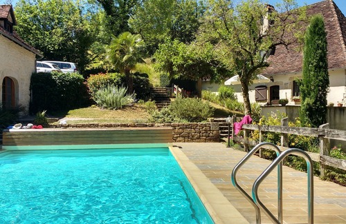 Rueyres Casa | Granero granja hermoso estilo 'Quercynois', rural, hermoso jardín con piscina
