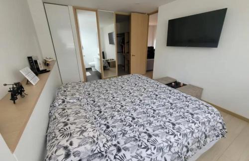 Financial District Apartamento | BELLO APTO en CHAPINERO ALTO DE 2 HABITACIONES 201 CON VISTA AL PAISAJE HERMOSO DE CHAPINERO ALTO Y ALREDEDORES