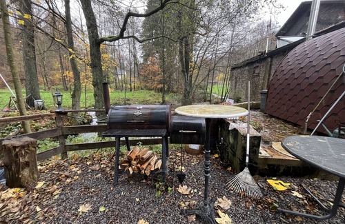 Wermelskirchen Apartamento | Bergisches Paradies mit Sauna, Terrasse und Privatem Teich