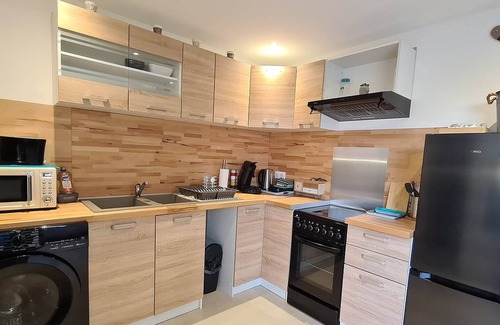Trets Apartamento | estudio blue cloud con terraza con vistas al jardín y vistas a Sainte Victoire