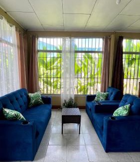 Puerto Jiménez Casa | Blue House with Air-Conditioning