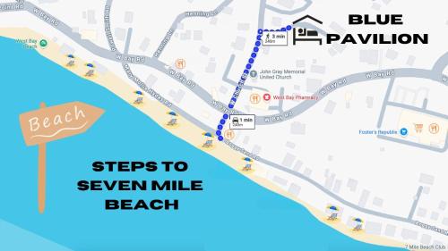 West Bay Apartamento | BLUE PAVILION - 3 Private Suites, 3 Kitchens, 4 Bedrooms, 3 Bathrooms - Steps to BEACH