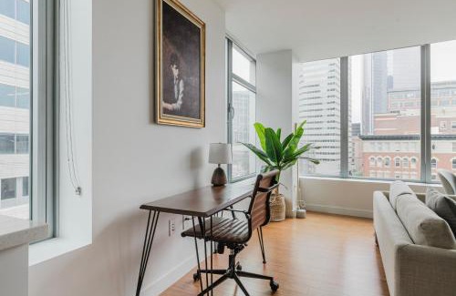 Chinatown Apartamento | Blueground FiDi gym coffee bar security wd BOS-1085